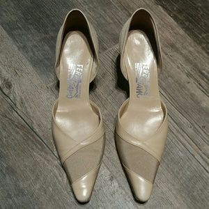 Ferragamo kitten  heels